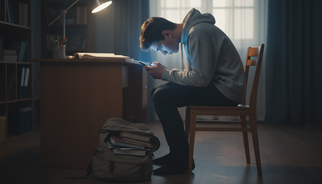 Ciężki plecak i smartfon – jak uchronić dziecko przed wadami postawy?